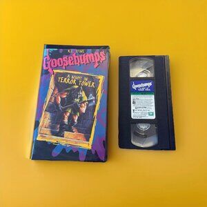 Goosebumps: A Night in Terror Tower 1996 VHS Clamshell Edition
